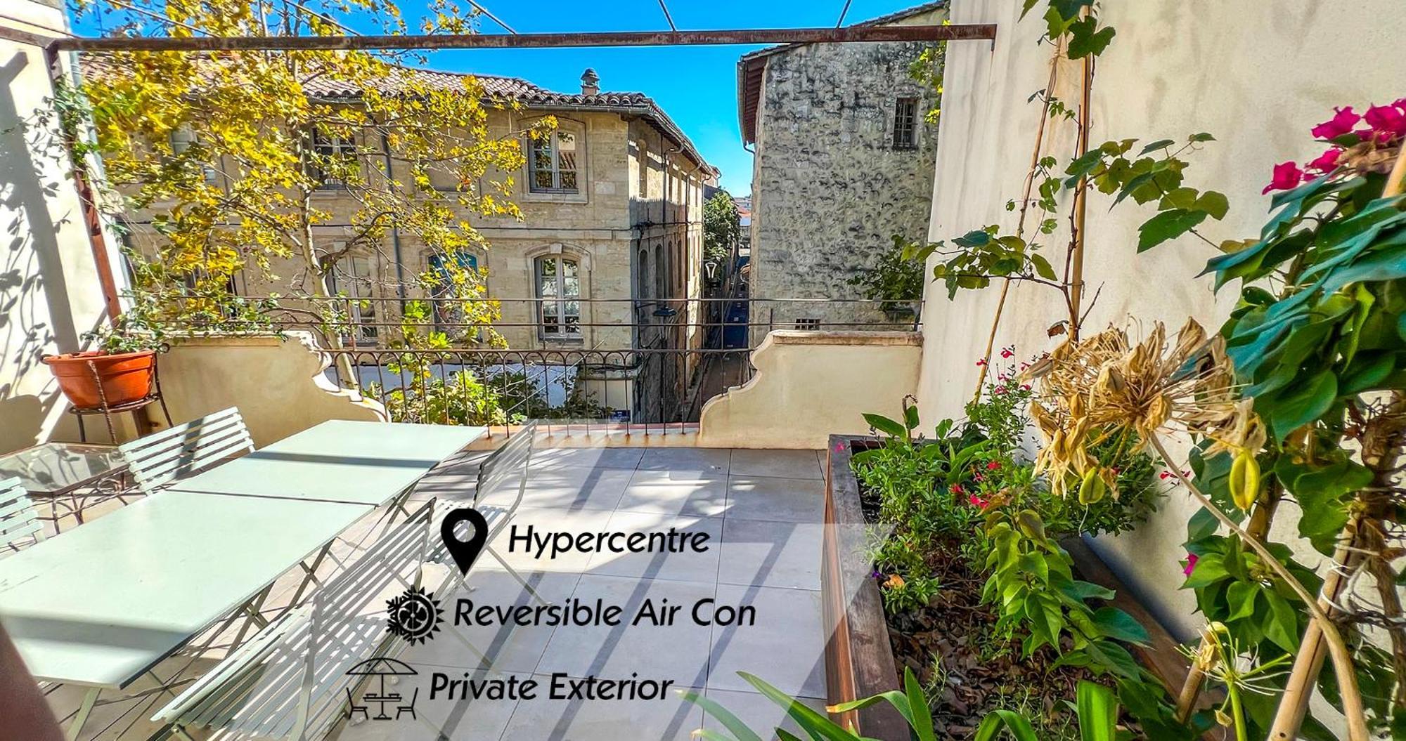 Ac - Private Exterior - Duplex Quartier Des Artistes Leilighet Avignon Eksteriør bilde